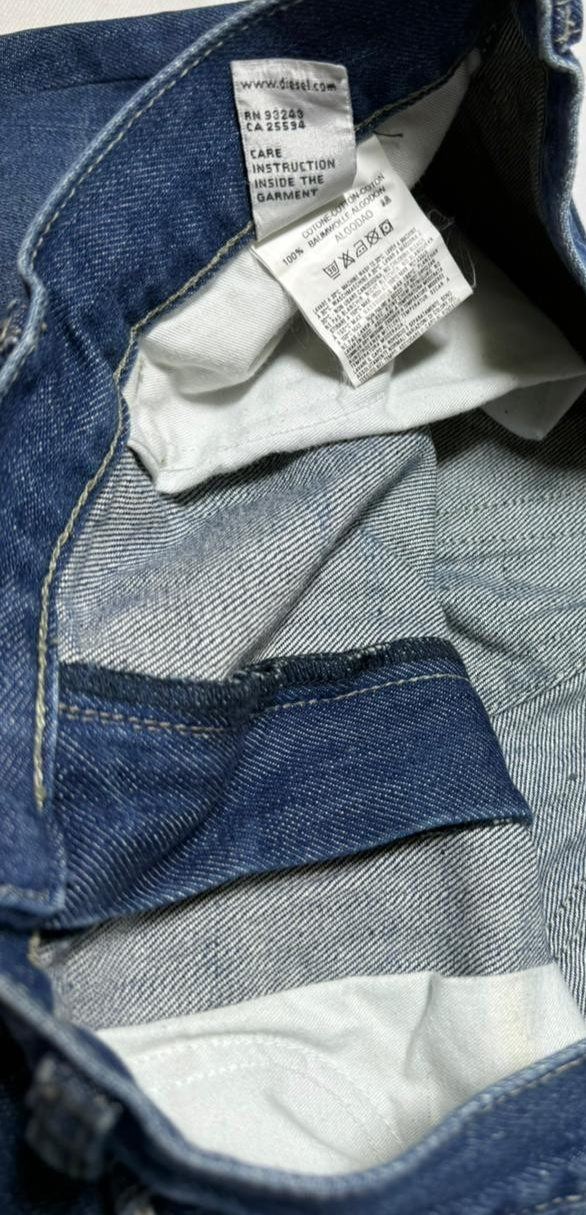 Women Diesel Only The Brave Blue Jeans | Made In Italy| Flared Boot Cotton | 31