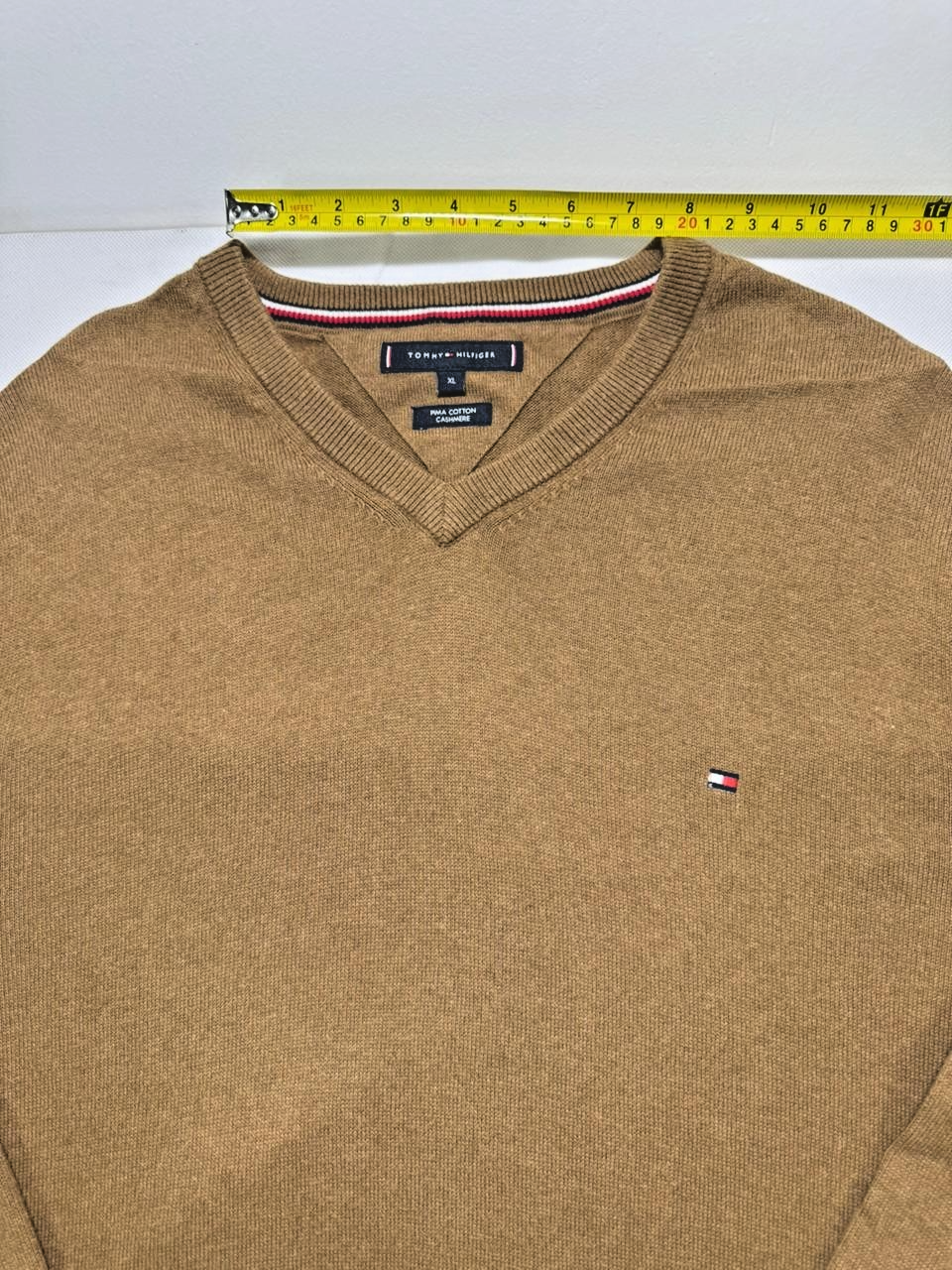 Tommy Hilfiger Men Pima Cotton Cashmere Sweater Size XL