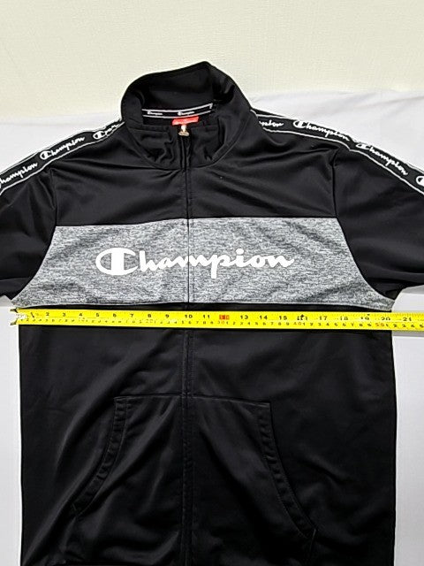 Champion Men's Black Track Jacket 2X-Large Big & Tall