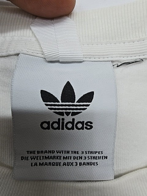 Adidas Boys White T-Shirt size L product image 6