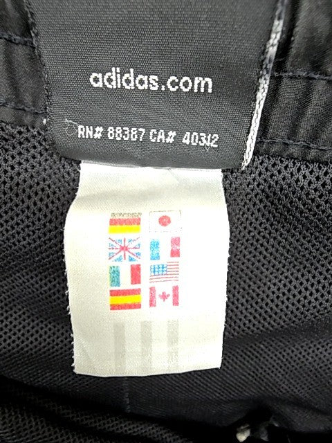 Adidas Men's Black 3-Stripe Track Jogging Pants L Regular Fit