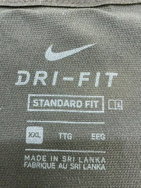 Nike Men's Dark Grey Heather Dri-FIT Fitness T-Shirt XXL