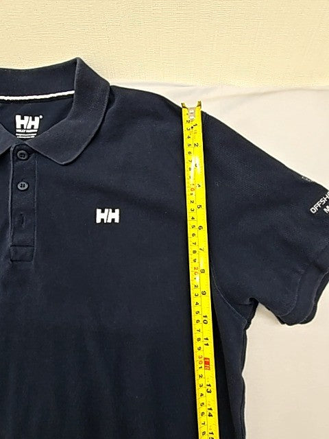Helly Hansen Men's Navy Crew Polo XL Short Sleeve Organic Cotton