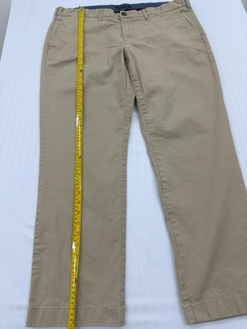 Tommy Hilfiger Men's Khaki Chino Pants 40/30 Tailored Fit