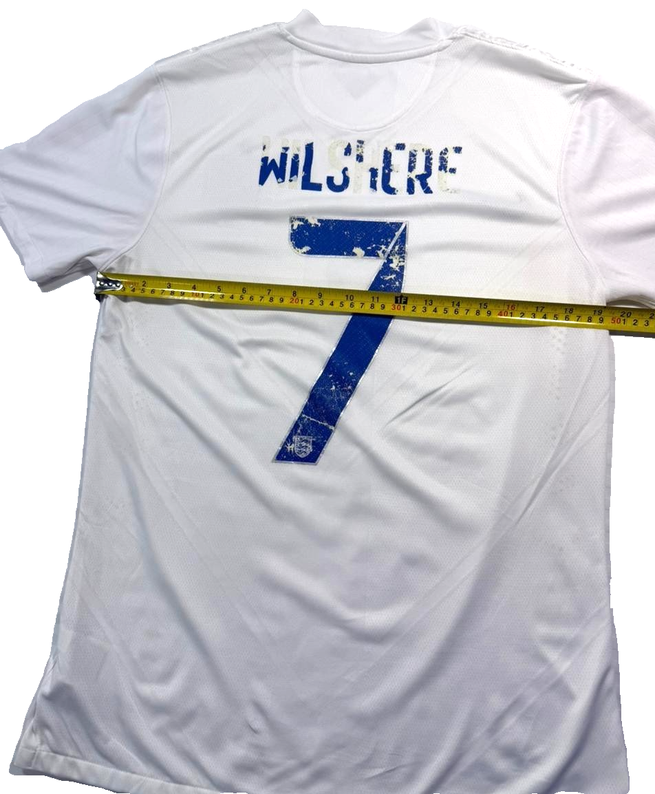 Nike England Home Football Shirt Jersey #7 Wilshere Men's World Cup - Size M