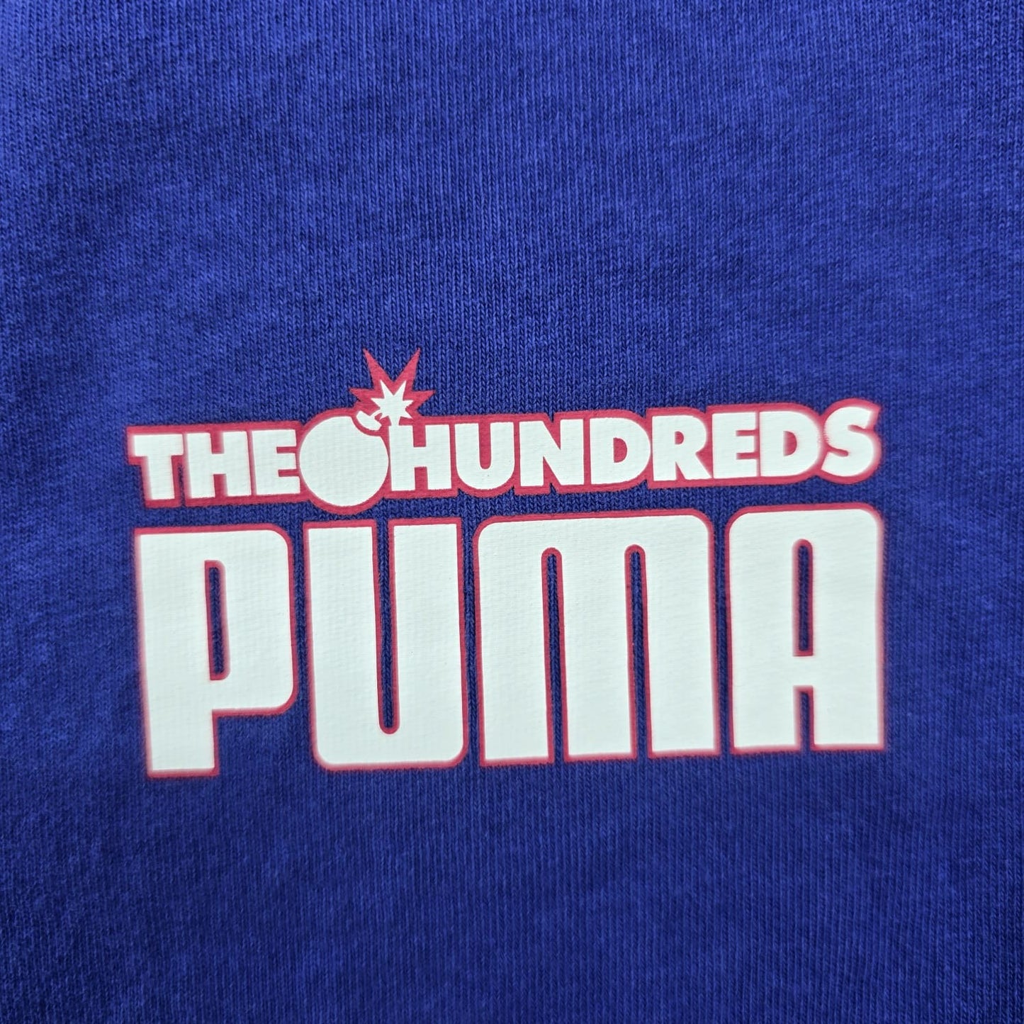 Puma Men's Navy Puma x The Hundreds T-Shirt Size S