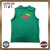 Puma Unisex Green Tank Top – Size L, Sleeveless, Crew Neck