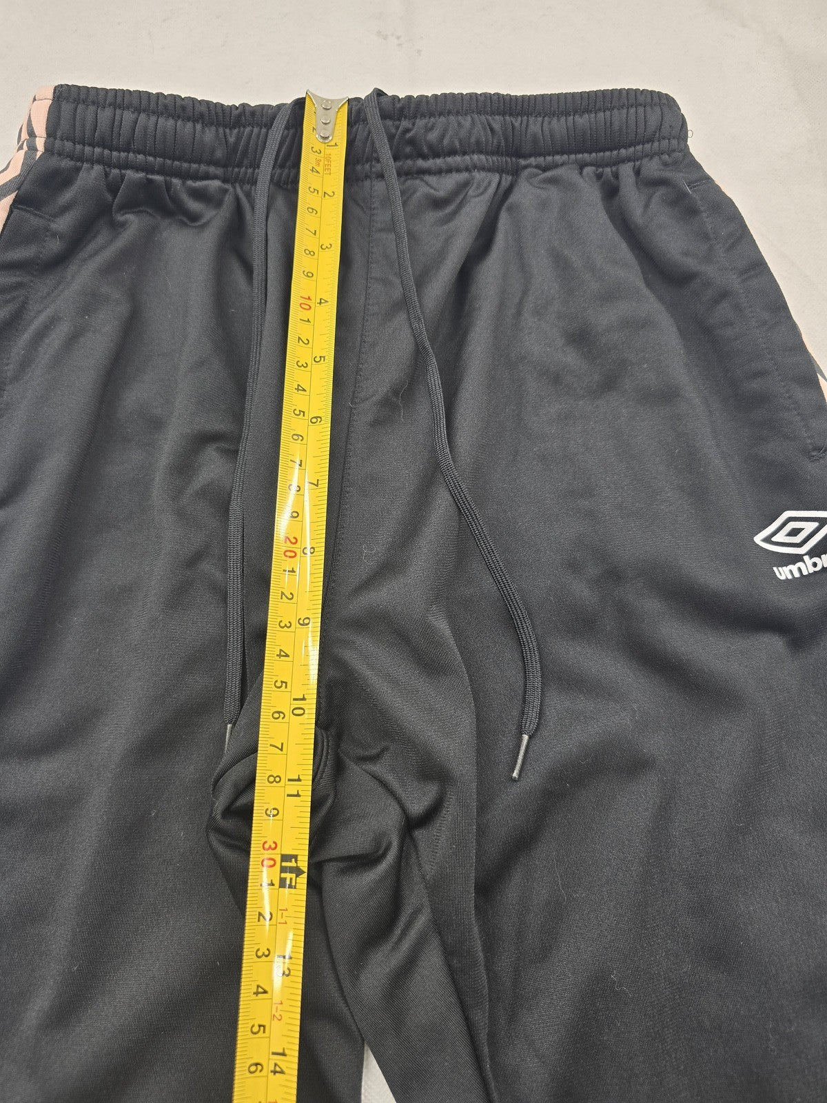 Umbro Men's Black/Pink Diamond Track Pants L EUR Training NWT