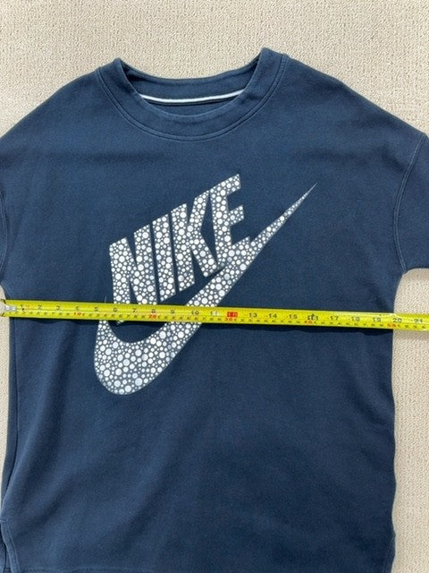 Nike Women's Navy Oversized Fleece Sweatshirt Size M