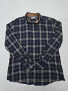 Barbour Men's Blue Shirt – Size XL, Logo, Plaid