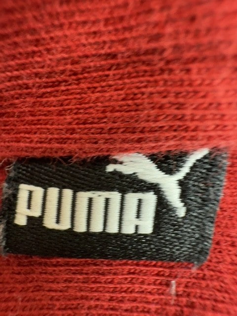 Puma Men's Red Short Sleeve Crew Neck T-Shirt Size L
