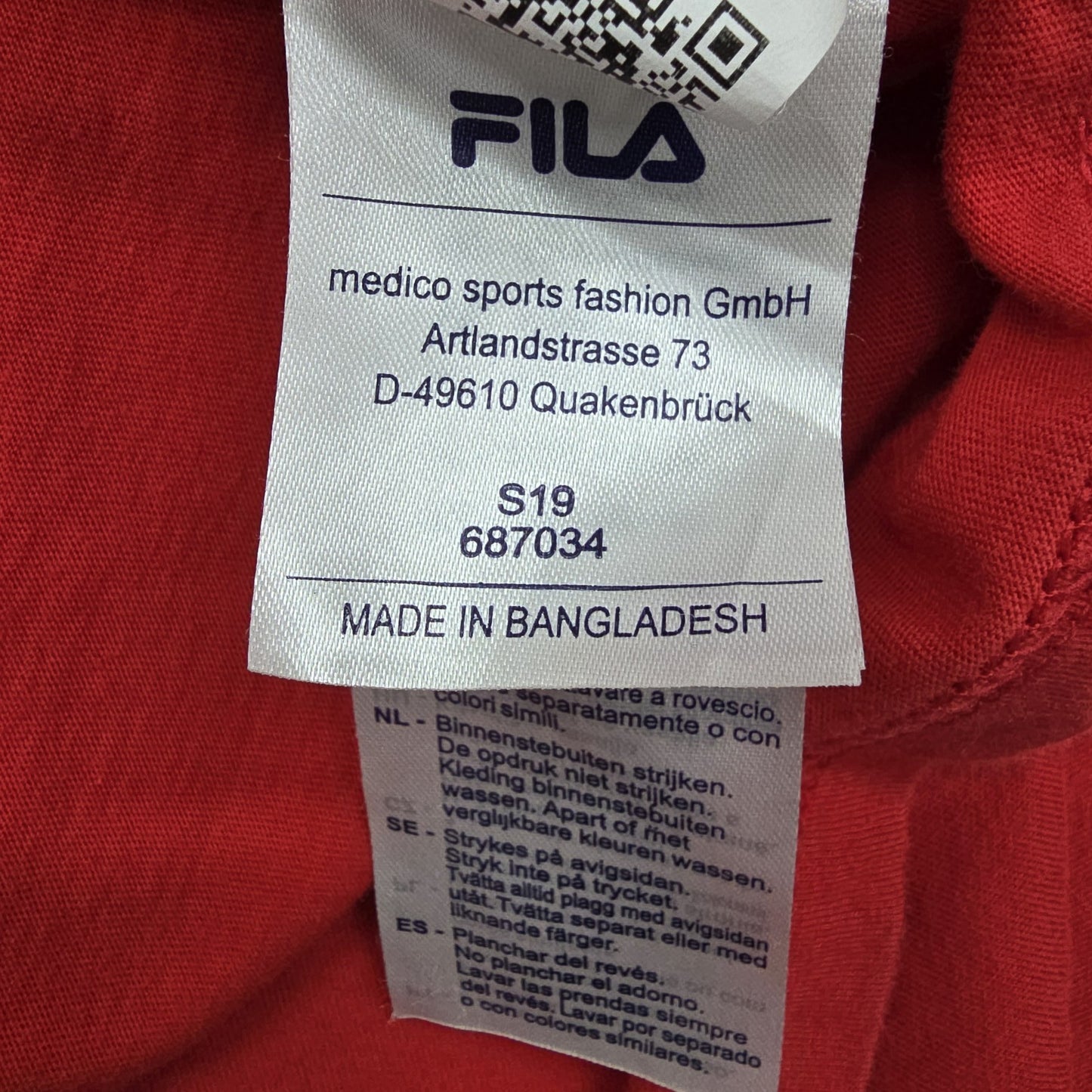 Fila Men Red T-Shirt size L product image 4