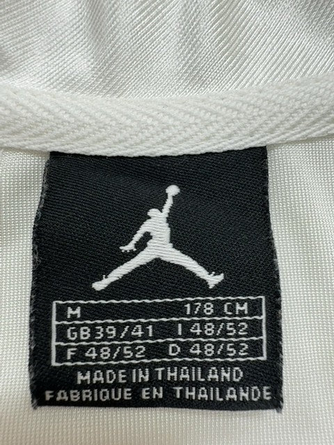 Jordan Boys White Logo Tank Top Big Kid M Regular Fit V-Neck