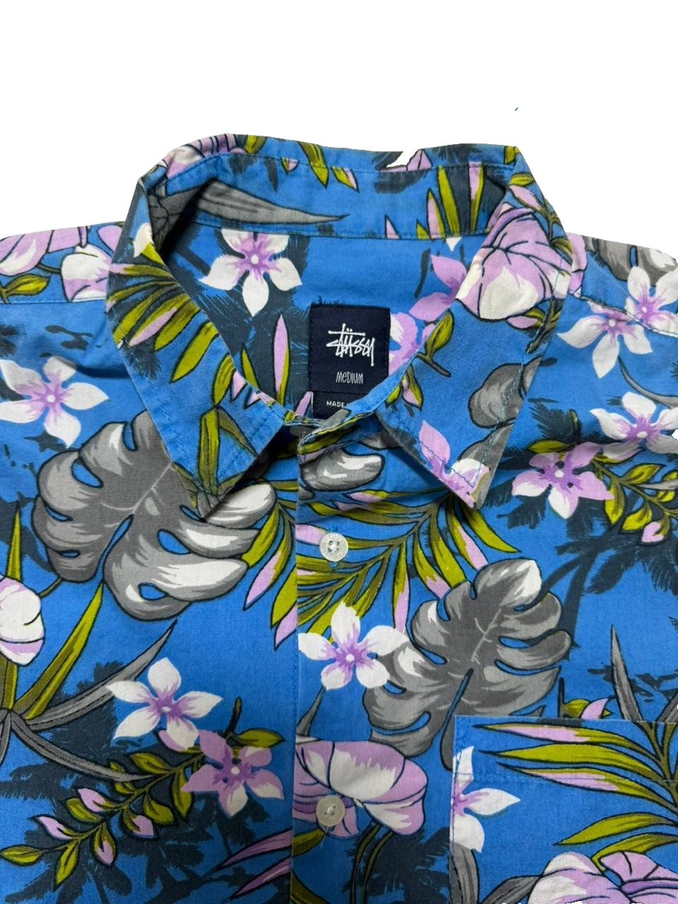Stussy Aloha Shirt Short Sleeve Shirt M