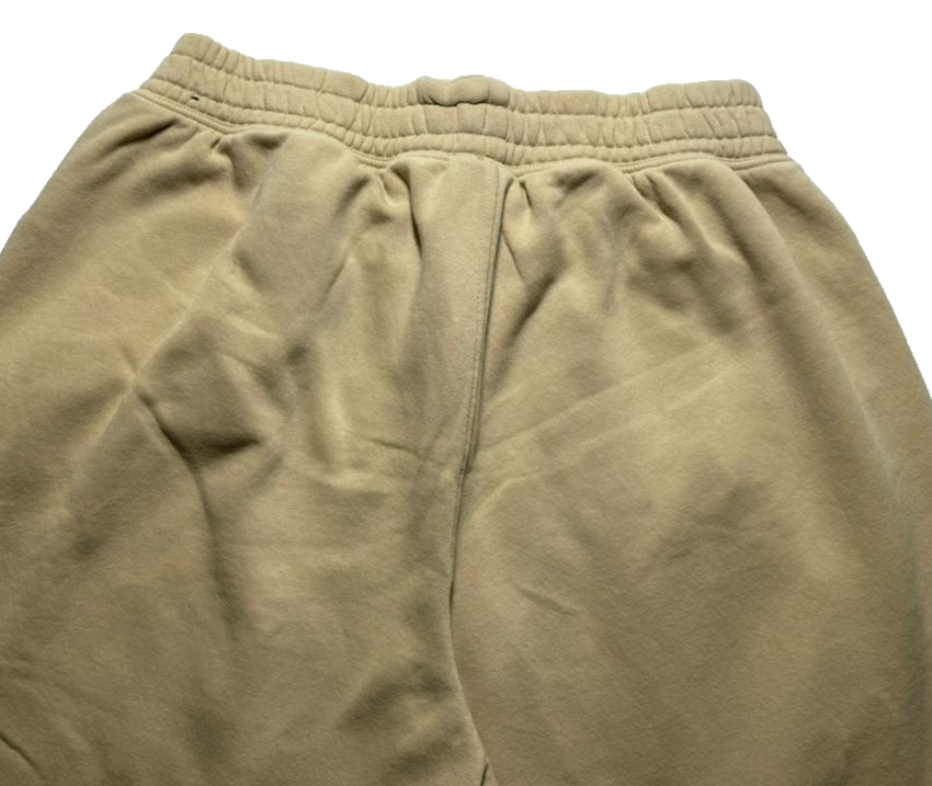 Nike Beige Sweatpants, Men's XL, Cotton Fleece Joggers, Casual Athletic Wear