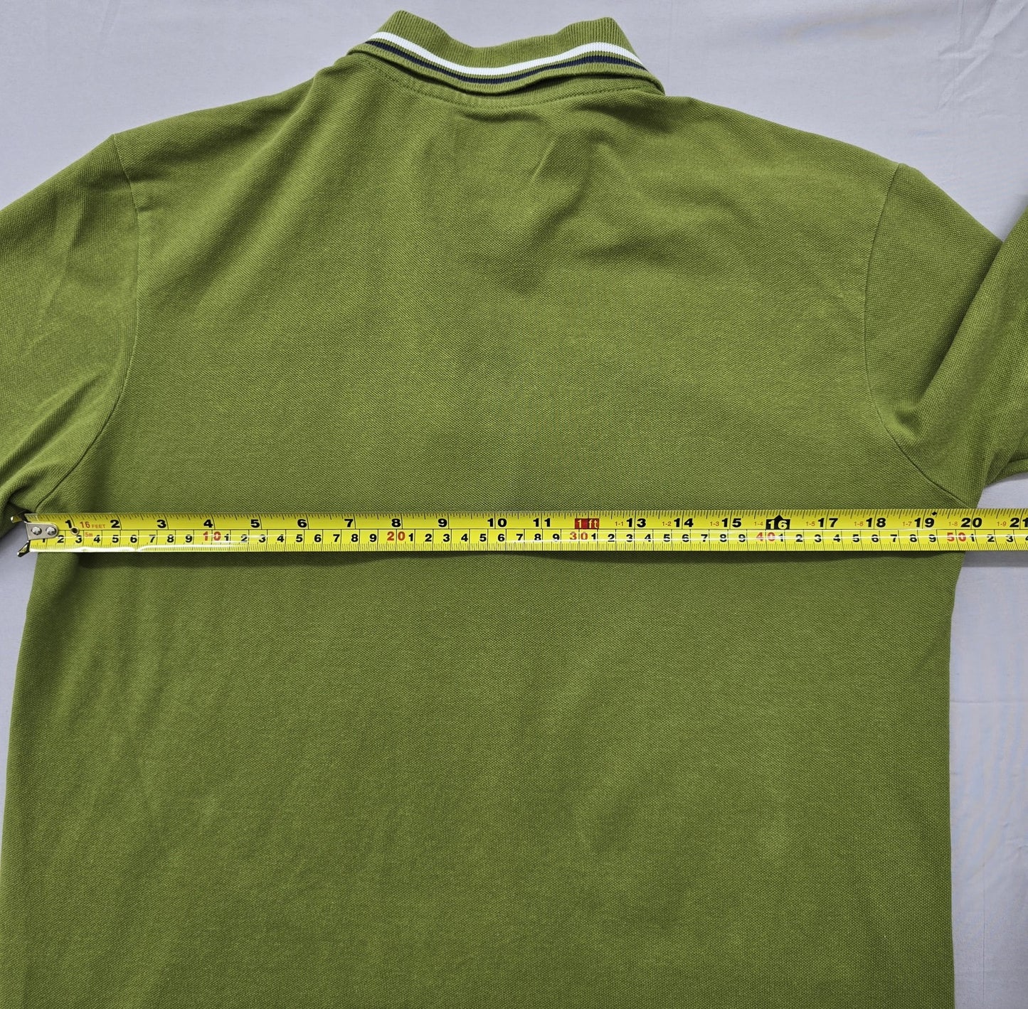 Kappa Men's Green Short Sleeve Polo Shirt Size M 100% Cotton