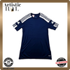 Adidas Youth Navy T-Shirt – Size XL, Striped, Short Sleeve