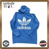 Adidas Men's Blue Hoodie – Size XL, Pullover