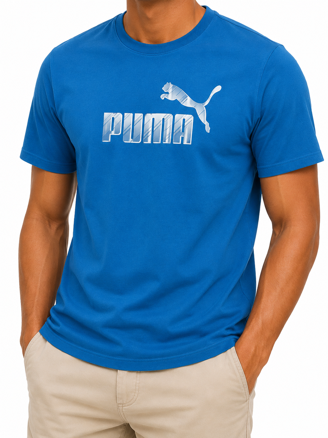 Puma Boys Blue T-Shirt size L product image 1