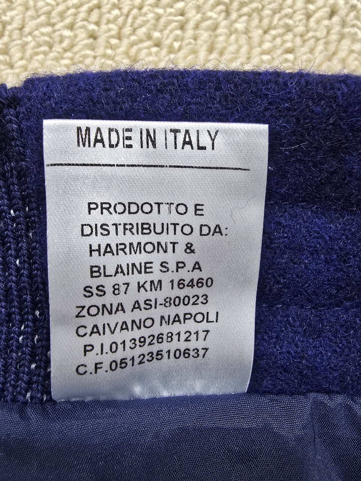 Harmont & Blaine Navy Men's Pants Size 46 Italy Drawstring Casual