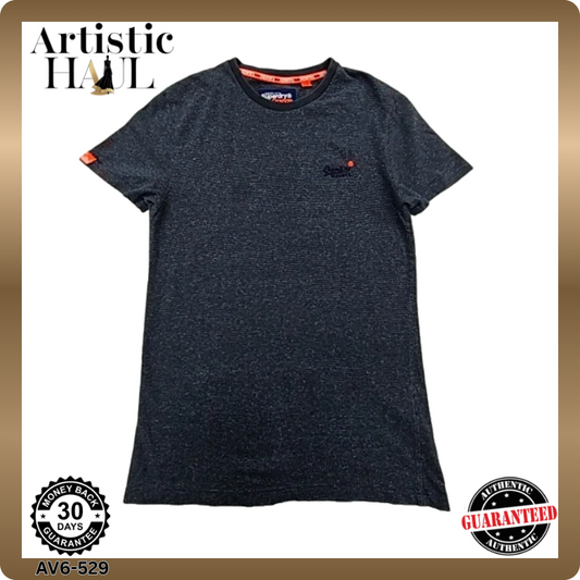 Superdry Men's T-Shirt – Size S, Short Sleeve, Crew Neck