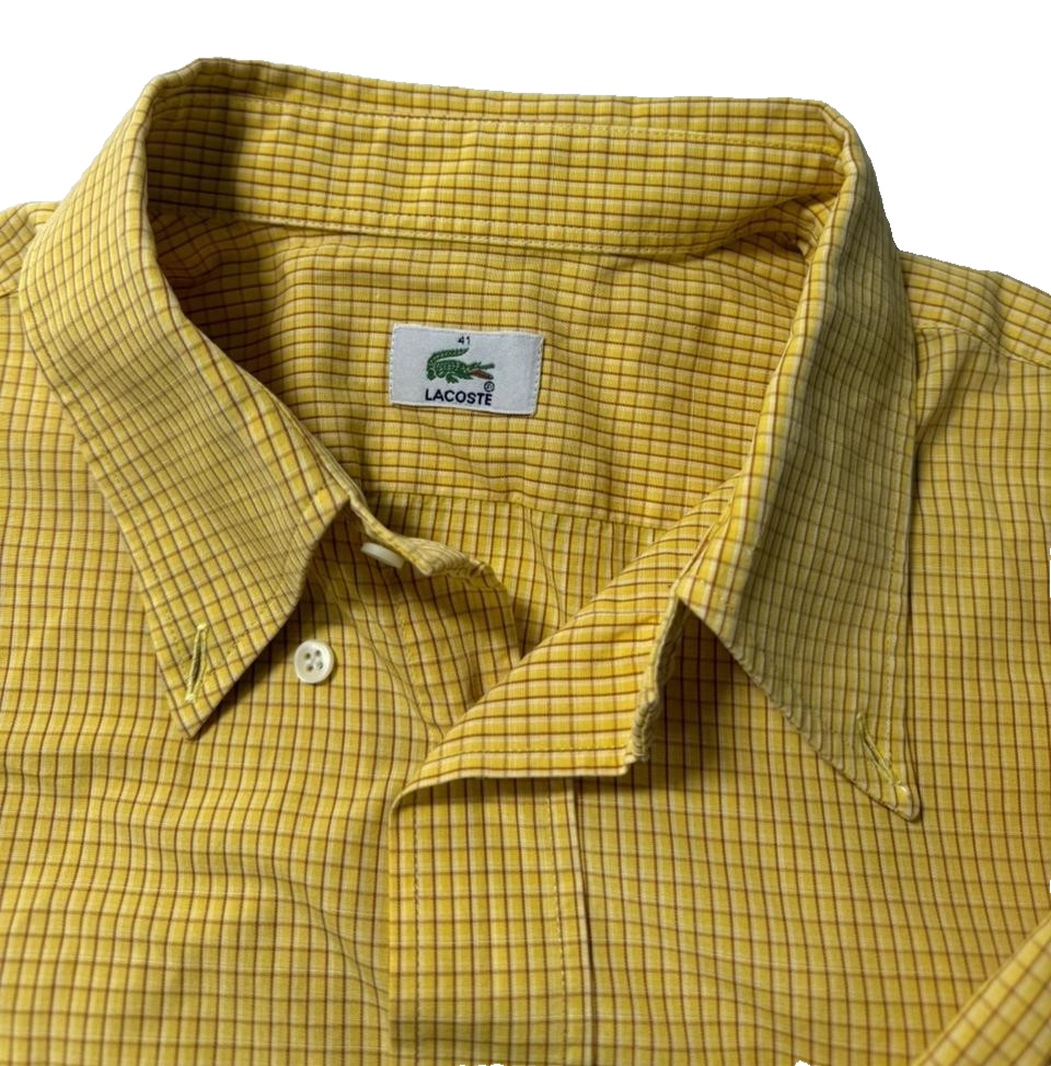 Lacoste Shirt Button Down Men'S Long Sleeve | 41