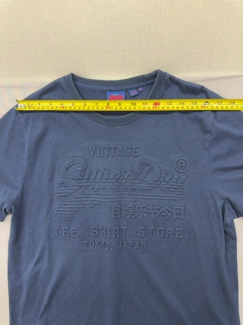 Superdry Men's Tokyo Graphic T-Shirt Navy 2XL Relaxed Cotton