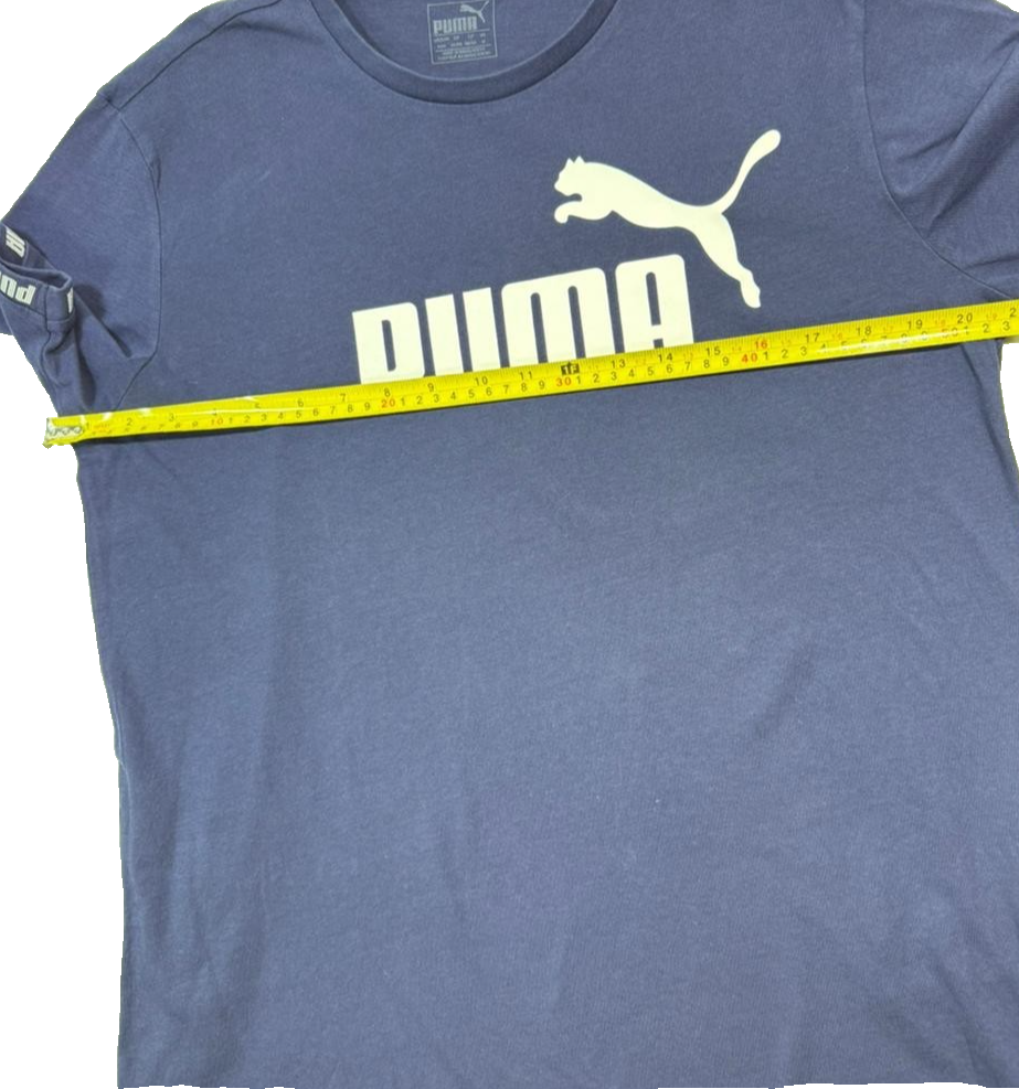 Puma Men's Essentials No. 1 Logo T-Shirt In Blue - Size M
