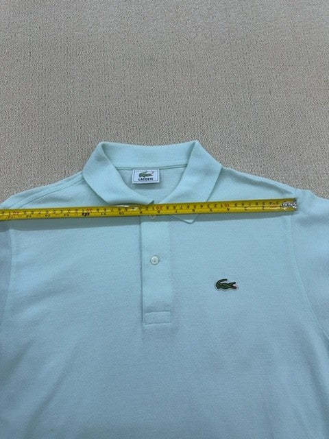 Lacoste Men's Mint Green Polo Shirt Size L Classic Fit Cotton