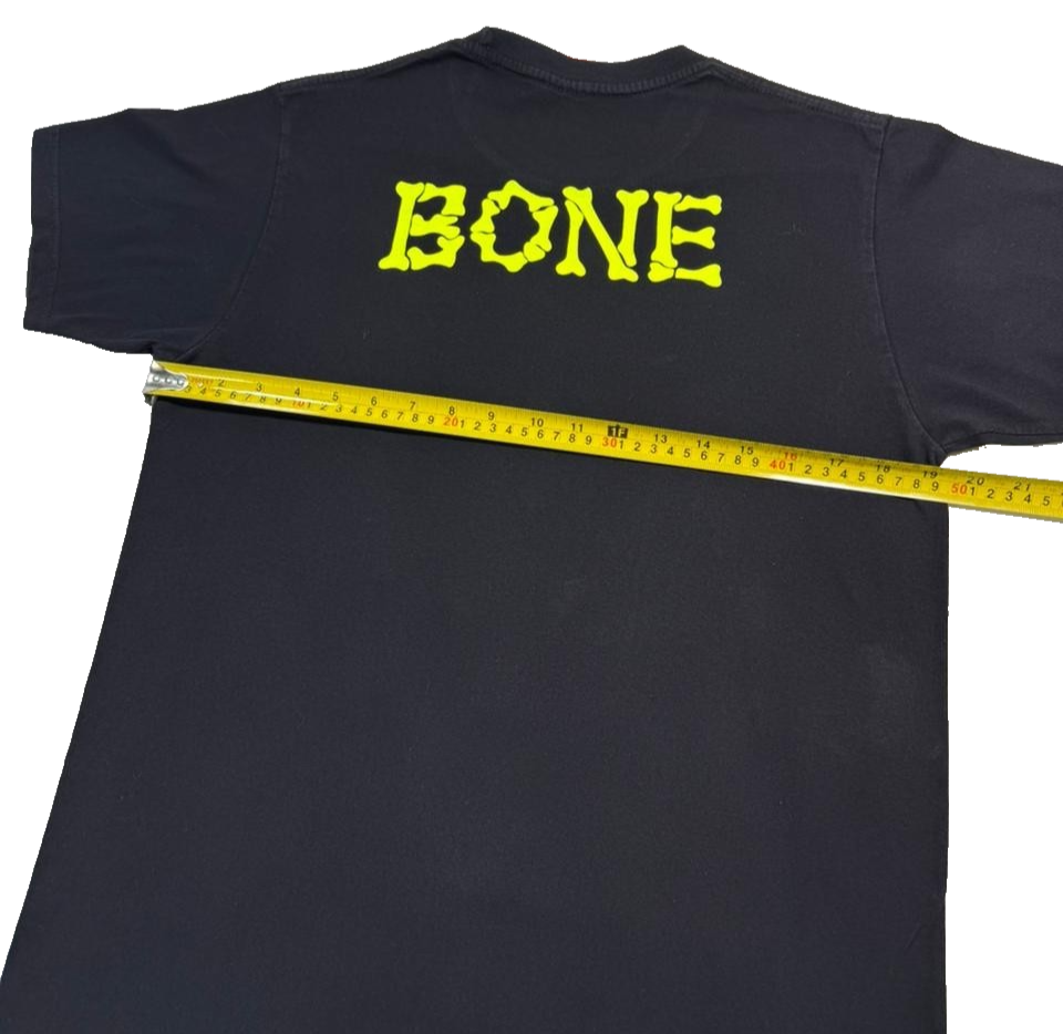 Soffe Unisex Youth Bone Circus Skeletons Neon Graphic T-Shirt Black L