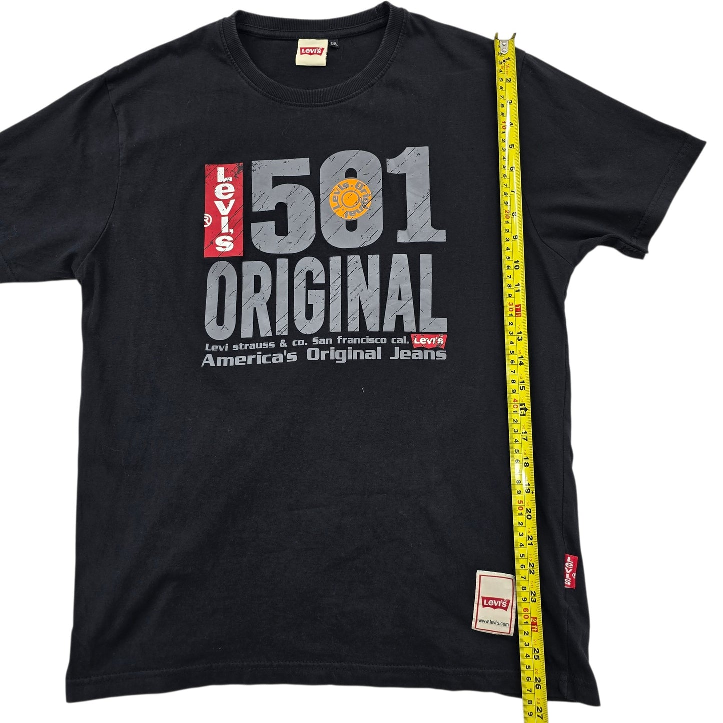 Levi's Men Black T-Shirt size XXL product image 8