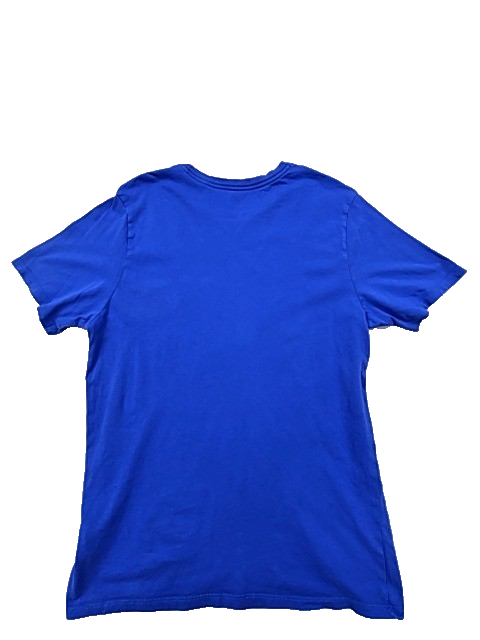 Nike Men's Blue T-Shirt – Size M, Short Sleeve, Crew Neck – Ref AD4CA
