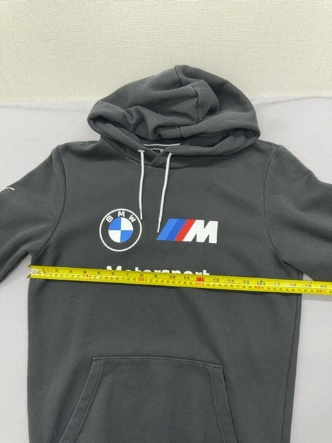 Puma BMW M Motorsport Hoodie Gray XS Graphic Fleece