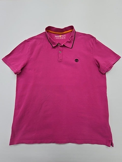 Timberland Men Pink Polo Shirt size XXL product image 1