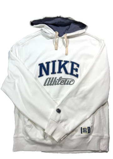 Vintage Y2K Nike White Spellout Boxy Hoodie - Size L