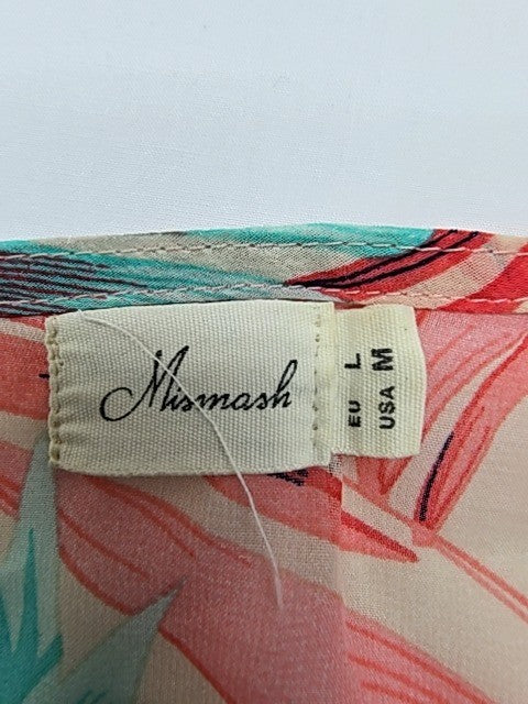 Marmash Women's Strapless Coral Teal Floral XS Dress