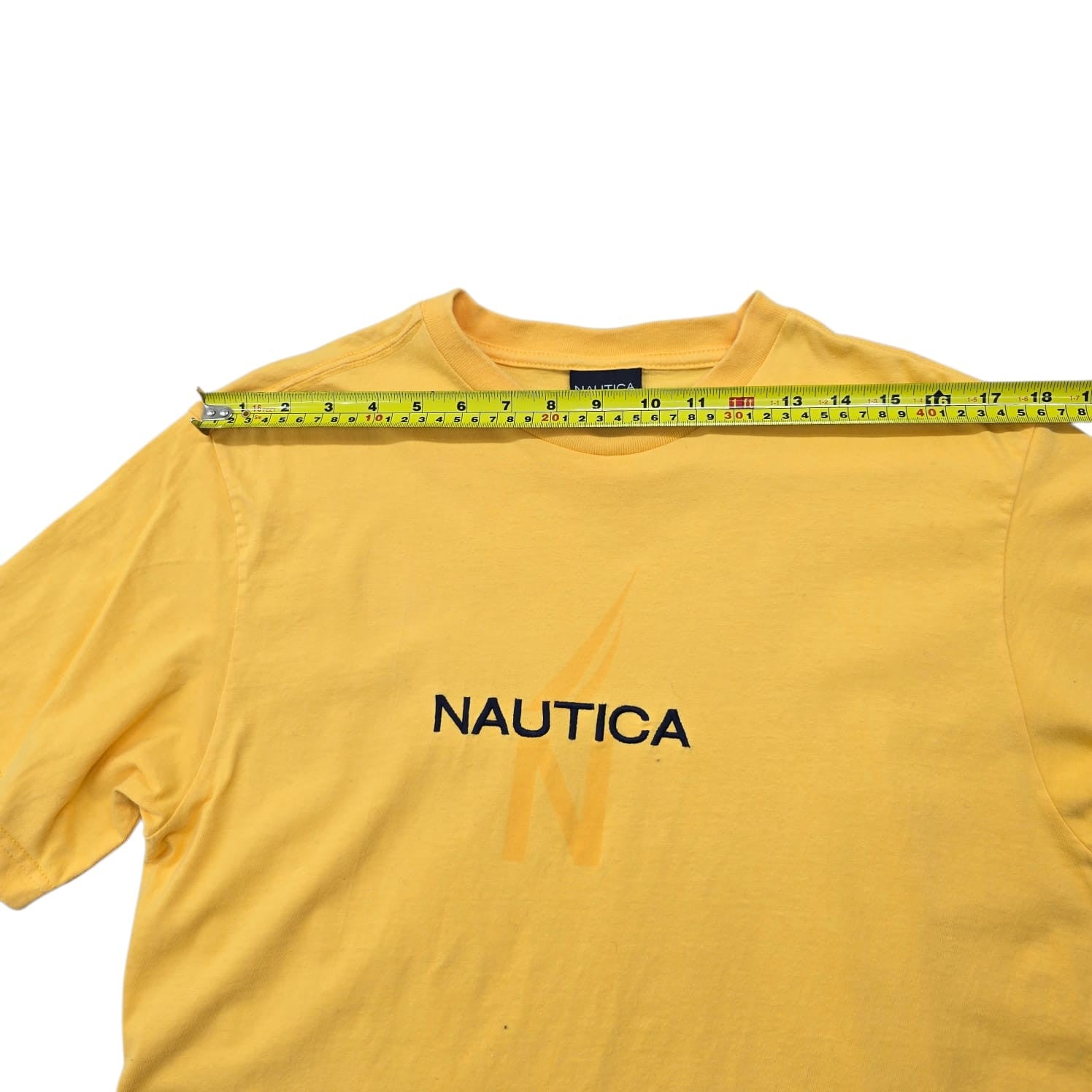 Nautica Men Yellow T-Shirt size M product image 4