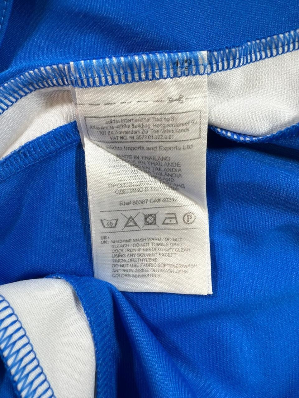 Adidas Climalite Men's Short Sleeve T-Shirt Jersey Blue