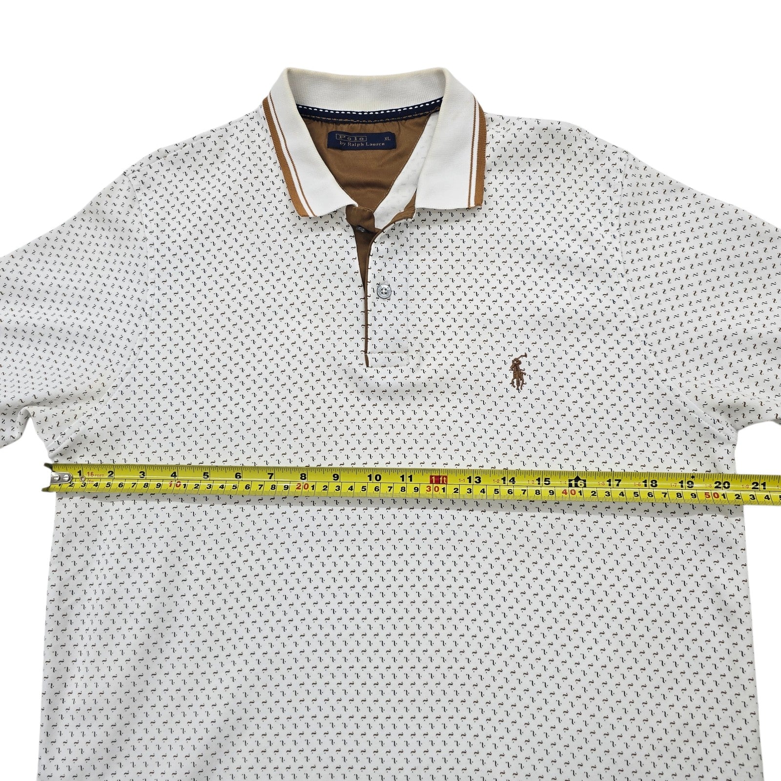 Polo Ralph Lauren Men White Polo Shirt size XL product image 6
