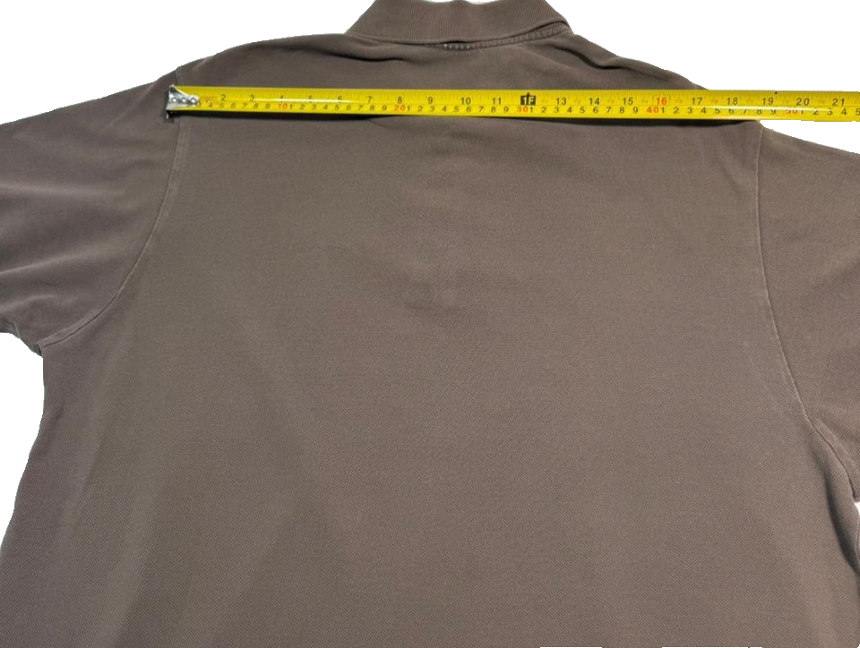 Men's Lacoste Polo Shirt In A Brown - Size M
