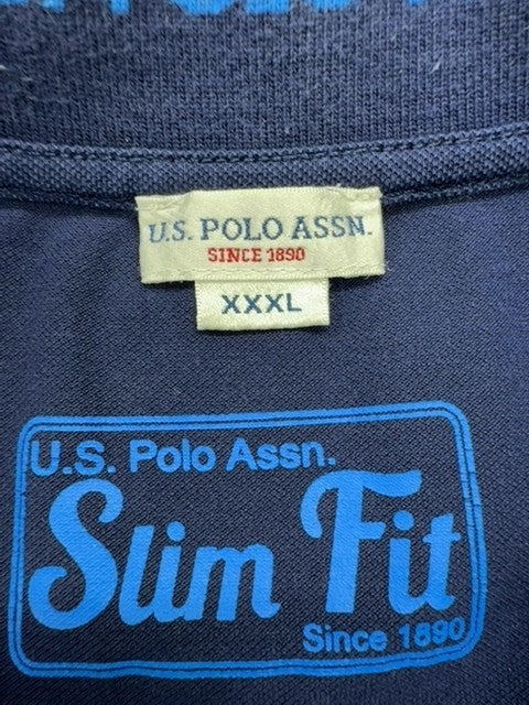 U.S. Polo Assn Men Blue Polo Shirt size XXXL product image 3