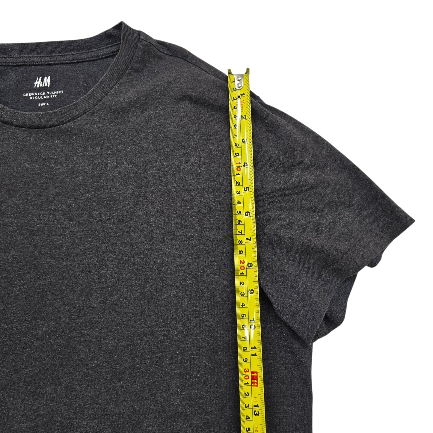 H&M Men Gray T-Shirt size L product image 6
