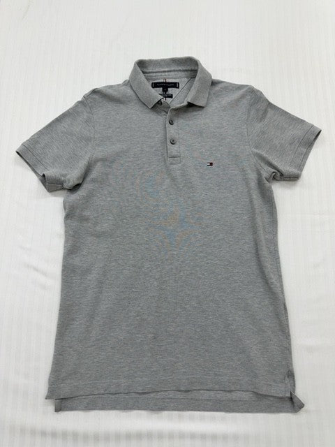 Tommy Hilfiger Men's Gray Polo Shirt – Size M