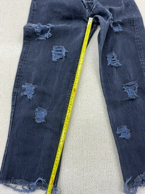 Levi's 501 Jeans Men 30x32 Blue Ripped Medium Wash Vintage USA