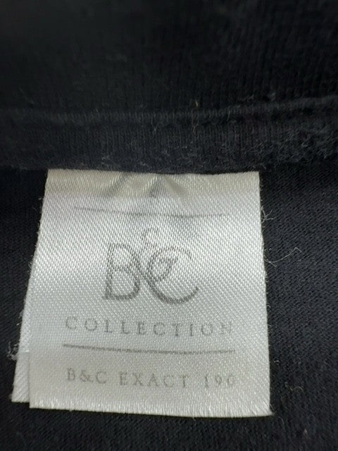 B&C Collection Unisex Black Piranha Exact 196 T-Shirt Size S
