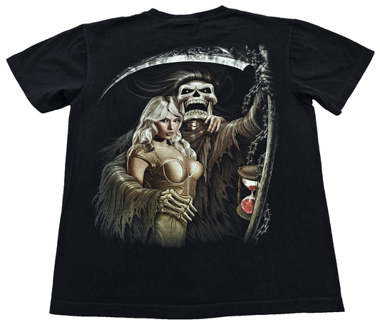 Grim Reaper Unisex Black T-Shirt, Crewneck crewneck Crewneck One-off, Graphic