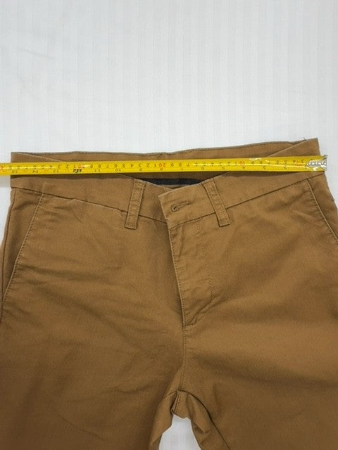 Carhartt Men's Brown Relaxed Straight Work Pants 29x32