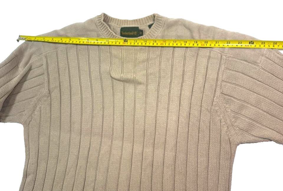 Men's Timberland Ribbed Knit Cotton Blend Sweater - Size M