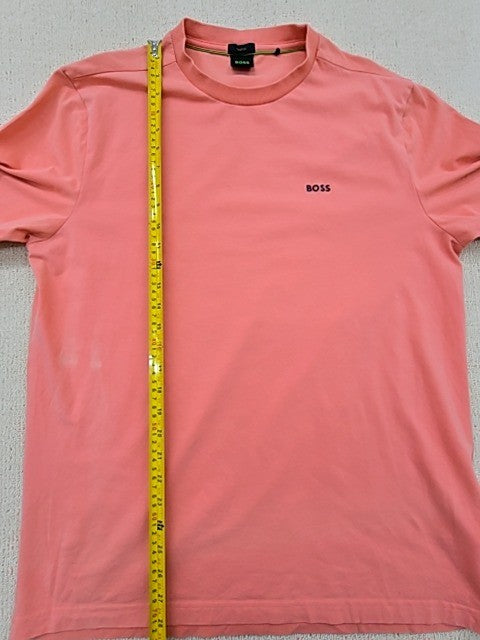 Boss XL Orange Short Sleeve Logo Stretch Jersey Crewneck T-Shirt Germany