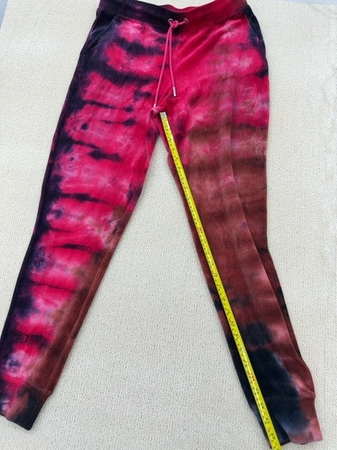 Juicy Couture Pink Tie Dye Velour Sweatpants Size M Y2K